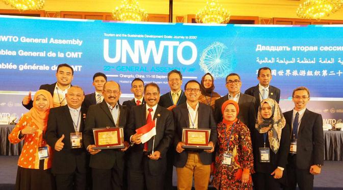 Indonesia Rebut Juara Umum Di UNWTO, 5 Destinasi Lombok Ditampilkan