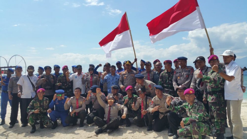 Memeperingati HUT RI ke 73 di Gili Trawangan