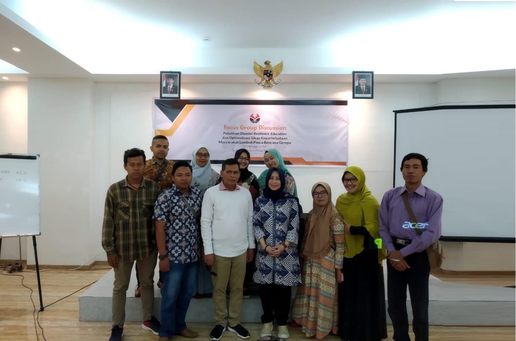 FGD “Pelatihan Disaster Resilience Education bersama Universitas Pendidikan Indonesia”