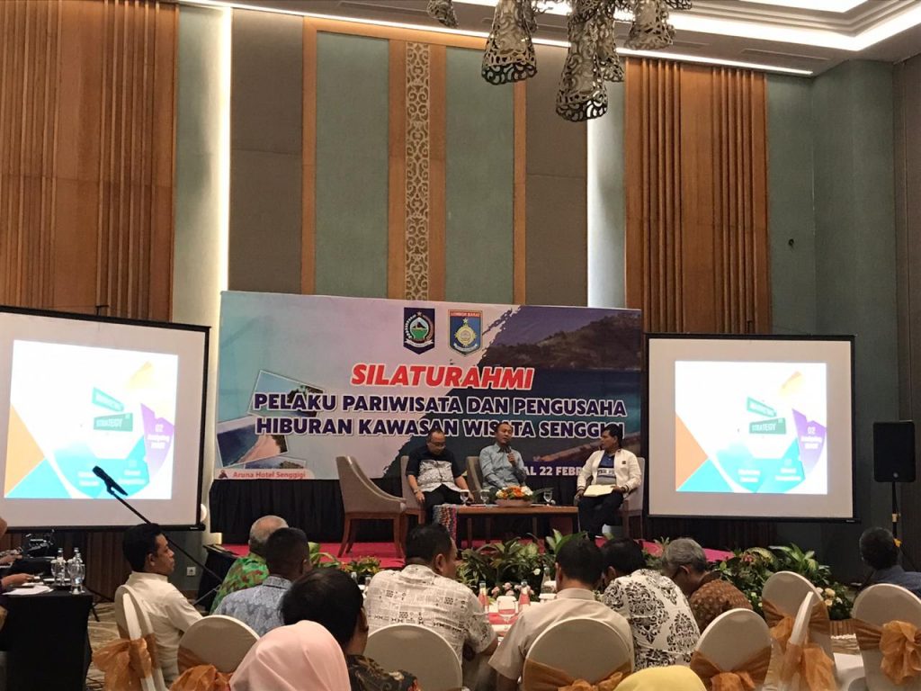 Silaturahmi Pelaku Pariwisata dan Pengusaha Hiburan Kawasan Wisata Senggigi Silaturahmi Pelaku Pariwisata dan Pengusaha Hiburan Kawasan Wisata Senggigi