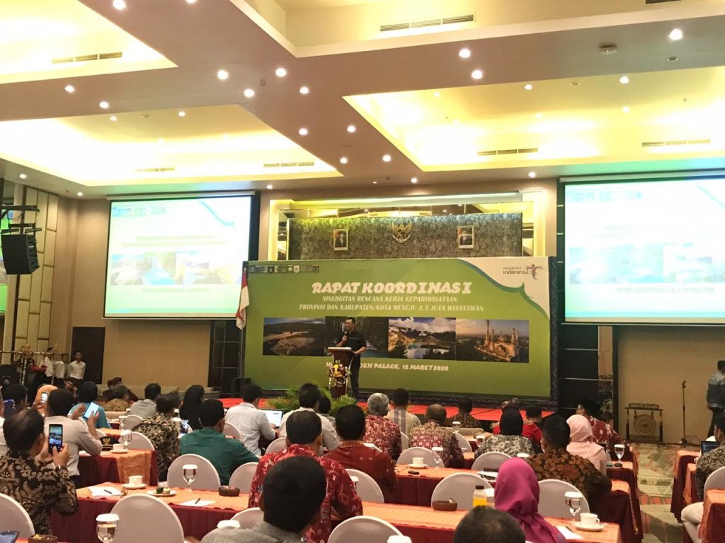 Rapat Koordinasi Sinergitas Rencana Kerja Kepariwisataan Menuju Target 4,5 Juta Wisatawan