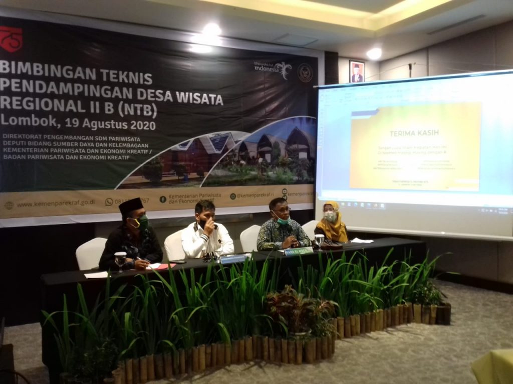 Bimtek Pendampingan Desa Wisata Aik Bual