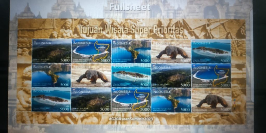 Prangko Seri 5 Destinasi Tujuan Wisata Super Prioritas Sebagai Media Promosi Pariwisata