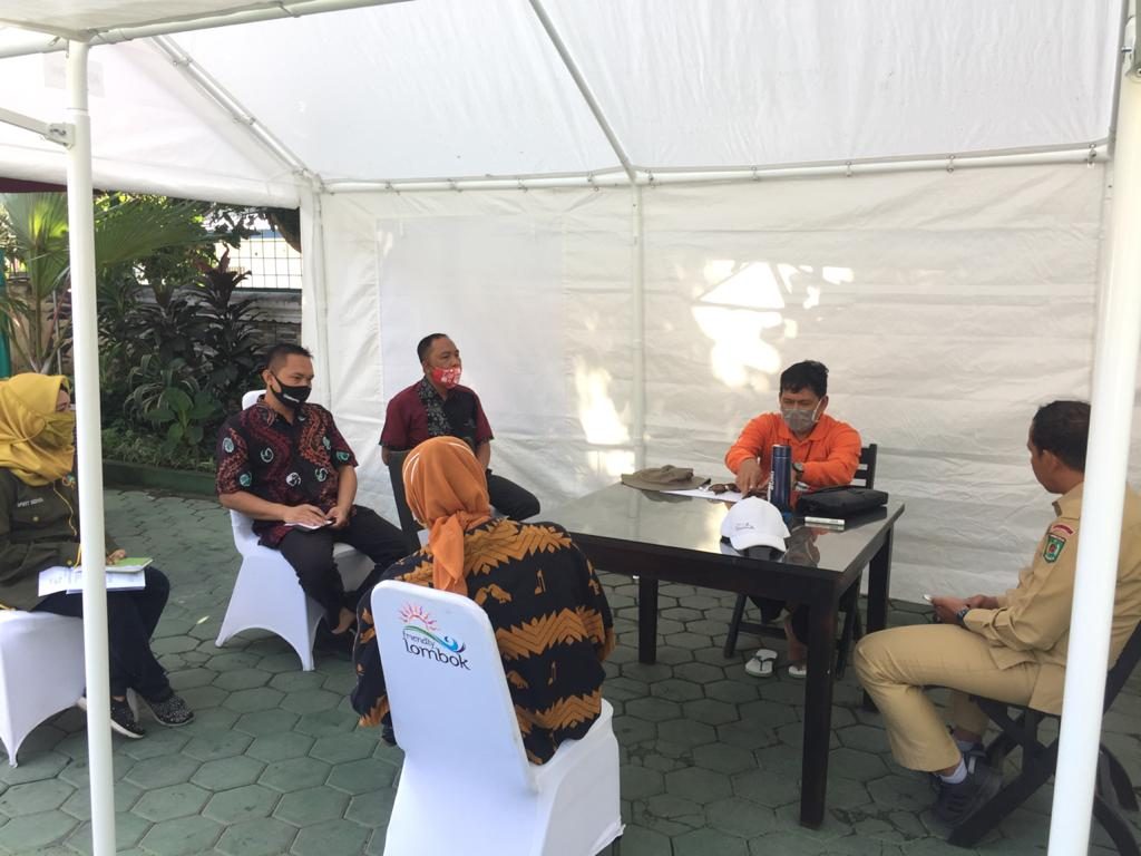 RAPAT KOORDINASI PENGEMBANGAN SDM BERSAMA DENGAN DINAS PARIWISATA KABUPATEN LOMBOK UTARA