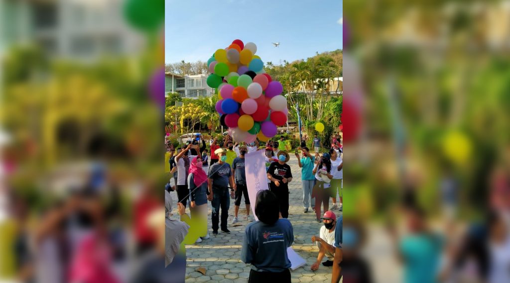 Sosialisasikan Protokol Covid-19 Lewat Senggigi Sunset Zumba