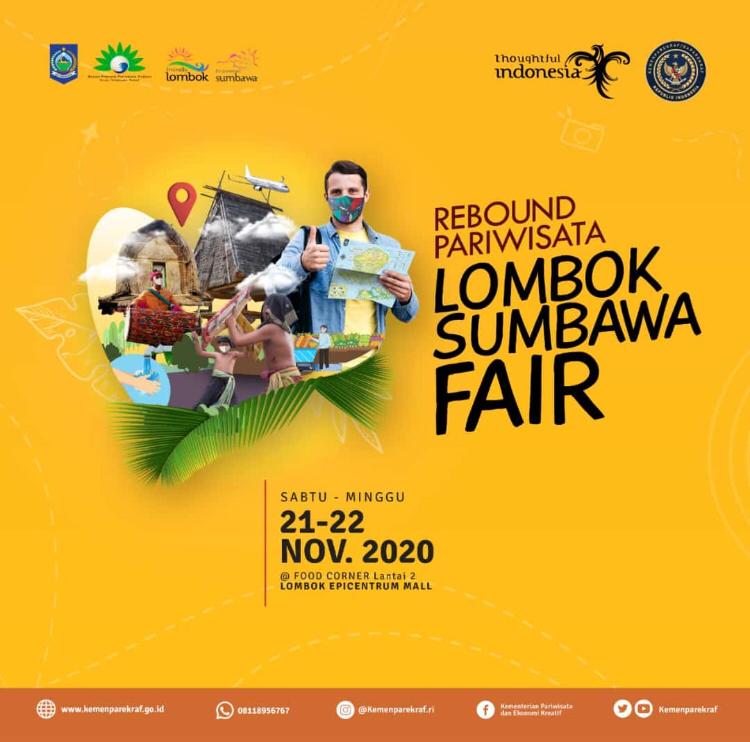 Bangkitkan Pariwisata NTB, Rebound Lombok Sumbawa Fair 2020 Digelar