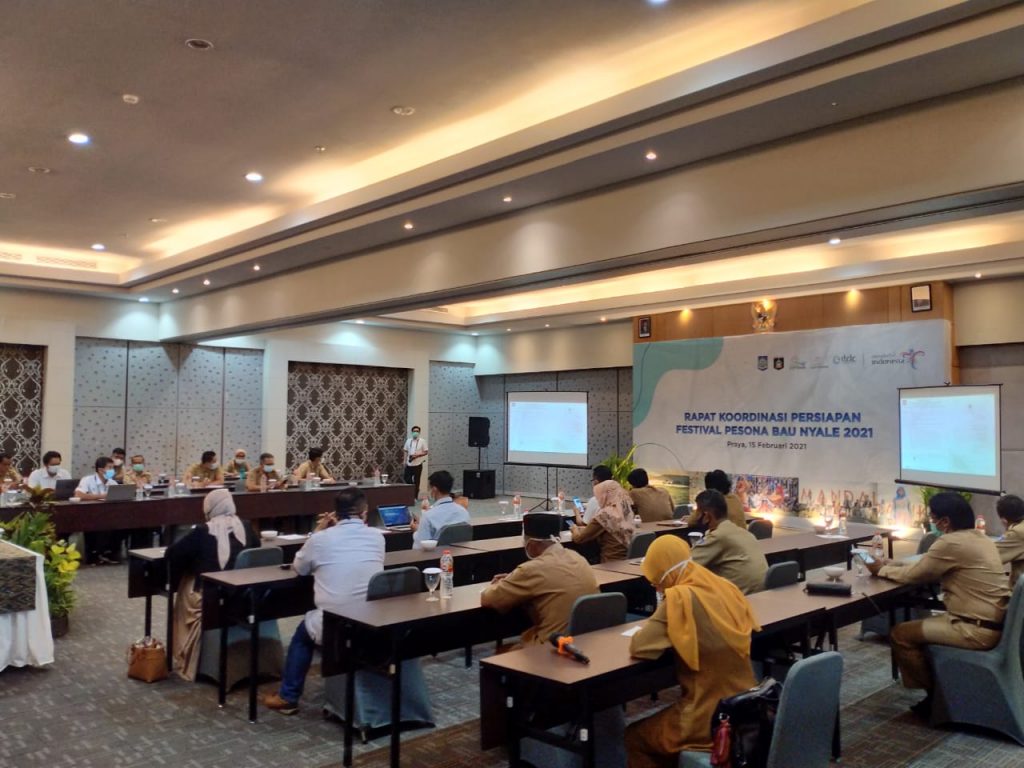 Rapat Koordinasi Persiapan Festival Pesona Bau Nyale 2021