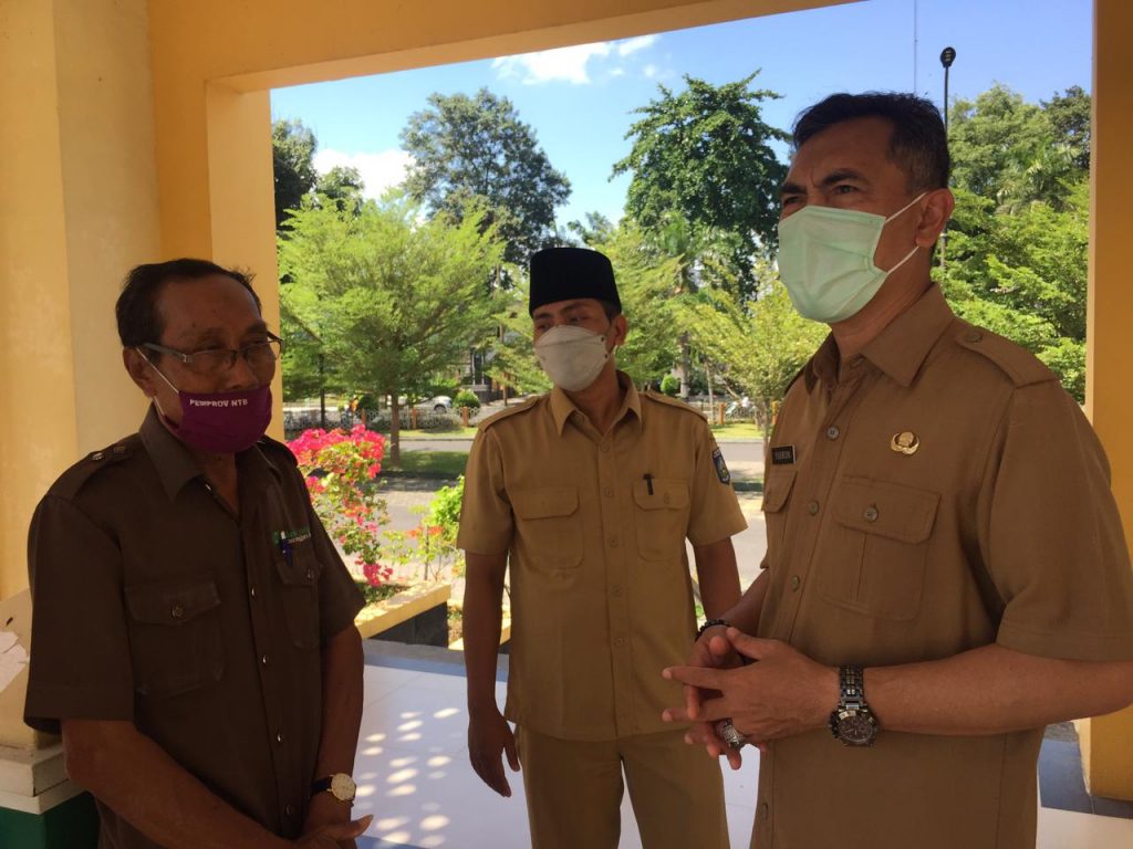 Peninjauan Masjid Hubbul Wathan Islamic Center Dalam Upaya Kesiapan Menjelang Hari Raya Idup Fitri 1442H