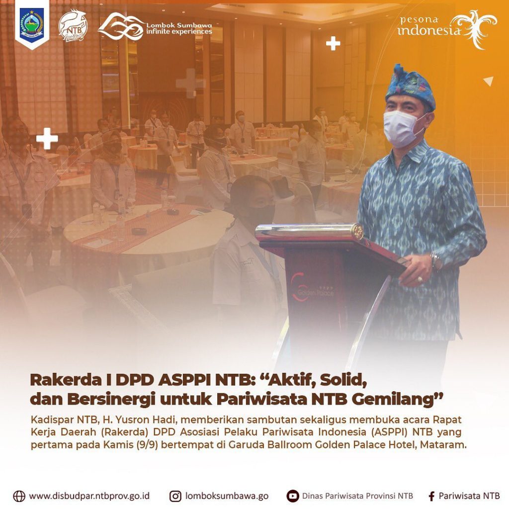 Rakerda I DPD ASPPI NTB: “Aktif, Solid, dan Bersinergi untuk Pariwisata NTB Gemilang