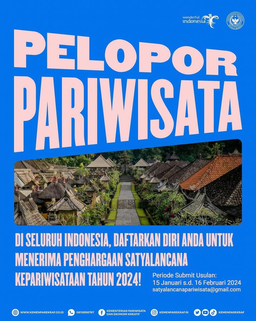 Informasi Penting untuk Pelopor Pariwisata