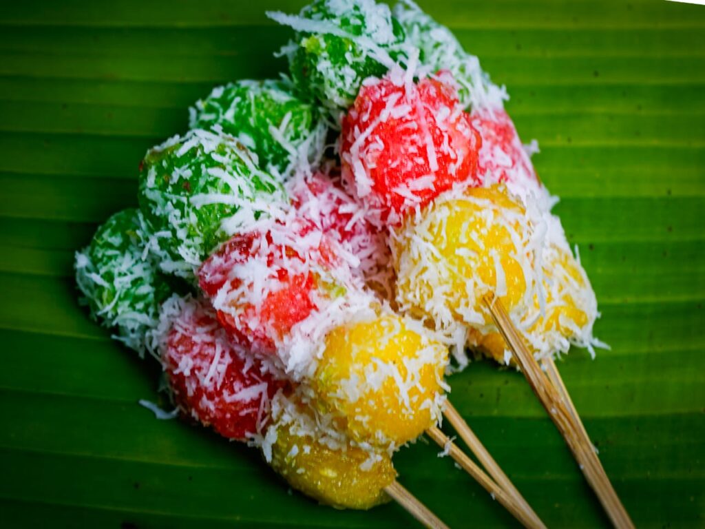 Sate Singkong Warna-Warni