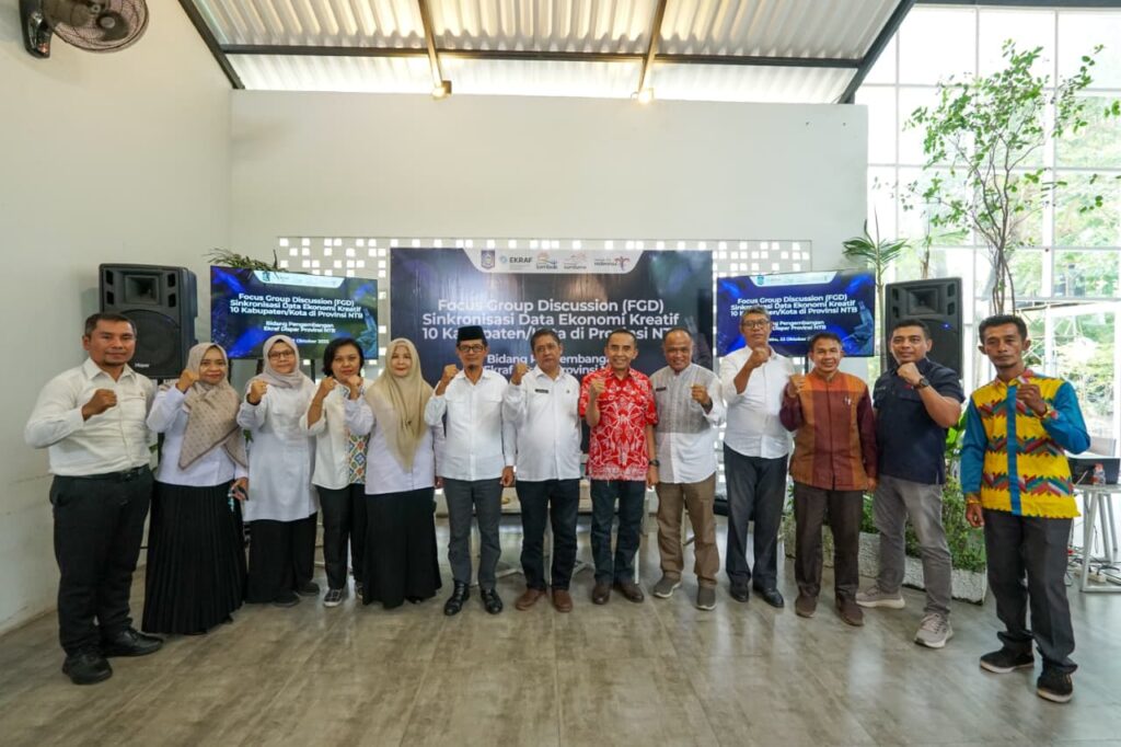 Wujudkan Integrasi Data Ekraf, Dinas Pariwisata NTB Gelar FGD Bersama 10 Kabupaten/Kota